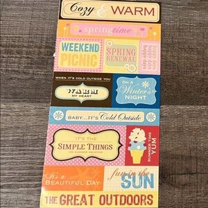 💞 New Seasons Scrapbook Stickers
